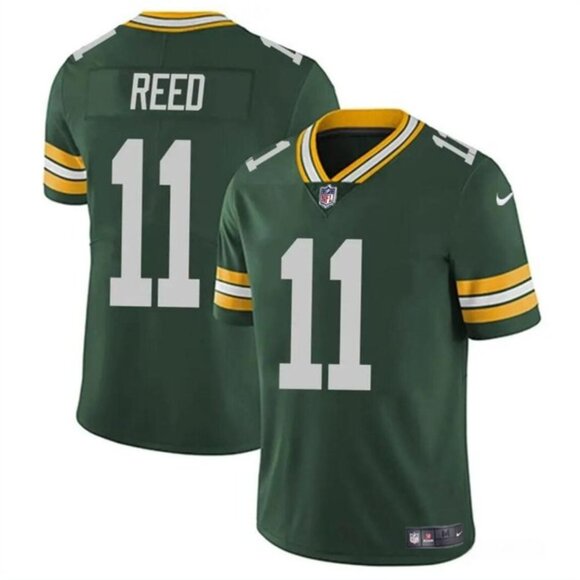 Other - Jayden Reed Green Stitched Jersey Vapor Can Choose Mens Youths